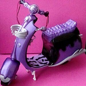 Custom Monster High Doll Purple Scooter